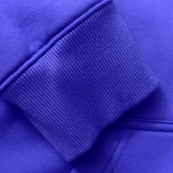 Under Armour Storm Semi Fitted Purple Blue and Gray Logo Hoodie - Picture 6 of 12